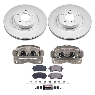 PowerStop® - Z23 Evolution Sport Plain Front Brake Kit with Calipers