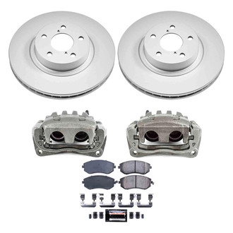 PowerStop® - Z23 Evolution Sport Plain Front Brake Kit with Calipers