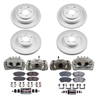 PowerStop® - Z23 Evolution Sport Plain Front and Rear Brake Kit with Calipers