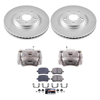 PowerStop® CPR1135-23 - Z23 Evolution Sport Plain Front Brake Kit with Calipers