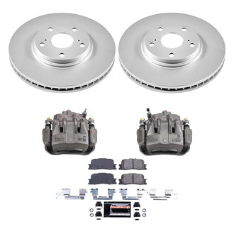 PowerStop® - Z23 Evolution Sport Plain Front Brake Kit with Calipers
