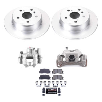 PowerStop® - Z23 Evolution Sport Plain Rear Brake Kit with Calipers