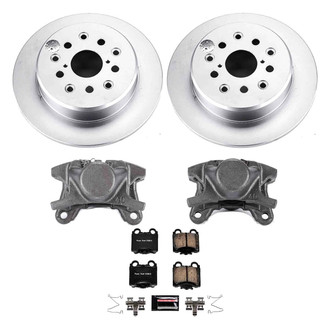 PowerStop® - Z23 Evolution Sport Plain Rear Brake Kit with Calipers