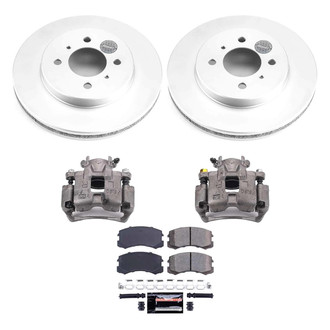 PowerStop® - Z23 Evolution Sport Plain Front Brake Kit with Calipers