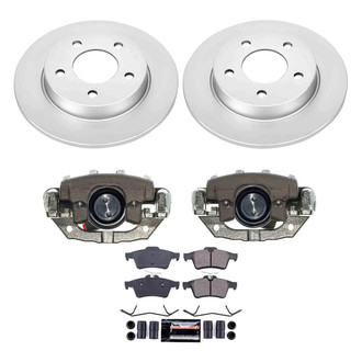 PowerStop® - Z23 Evolution Sport Plain Rear Brake Kit with Calipers