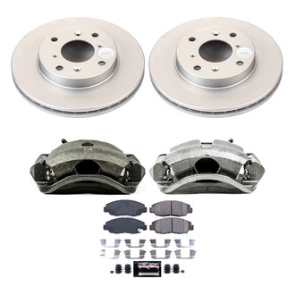 PowerStop® - Z23 Evolution Sport Plain Front Brake Kit with Calipers