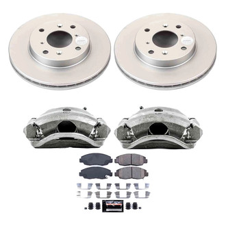 PowerStop® - Z23 Evolution Sport Plain Front Brake Kit with Calipers
