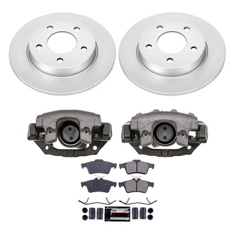 PowerStop® - Z23 Evolution Sport Plain Rear Brake Kit with Calipers