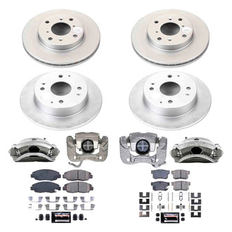 PowerStop® - Z23 Evolution Sport Plain Front and Rear Brake Kit with Calipers