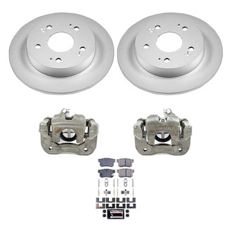 PowerStop® - Z23 Evolution Sport Plain Rear Brake Kit with Calipers