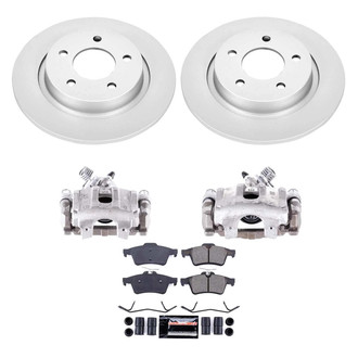 PowerStop® - Z23 Evolution Sport Plain Rear Brake Kit with Calipers