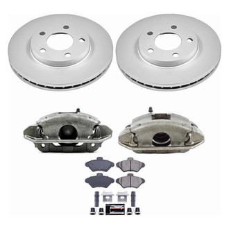 PowerStop® - Z23 Evolution Sport Plain Front Brake Kit with Calipers