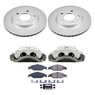 PowerStop® - Z23 Evolution Sport Plain Front Brake Kit with Calipers