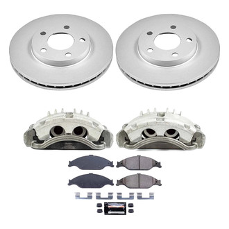 PowerStop® - Z23 Evolution Sport Plain Front Brake Kit with Calipers