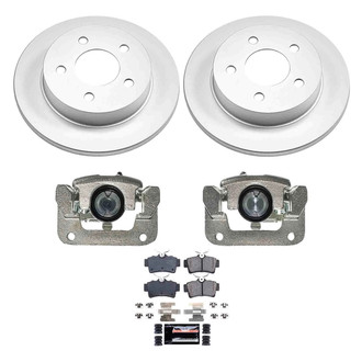 PowerStop® - Z23 Evolution Sport Plain Rear Brake Kit with Calipers