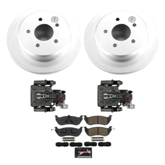 PowerStop® - Z23 Evolution Sport Plain Rear Brake Kit with Calipers