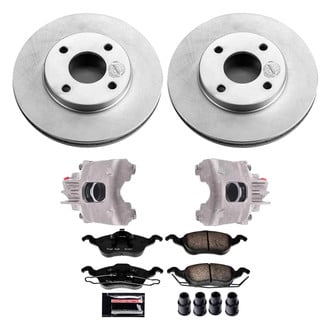 PowerStop® - Z23 Evolution Sport Plain Front Brake Kit with Calipers