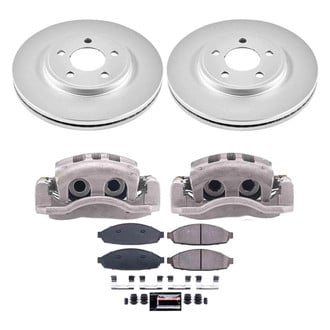 PowerStop® - Z23 Evolution Sport Plain Front Brake Kit with Calipers
