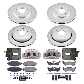PowerStop® - Z23 Evolution Sport Plain Front and Rear Brake Kit with Calipers