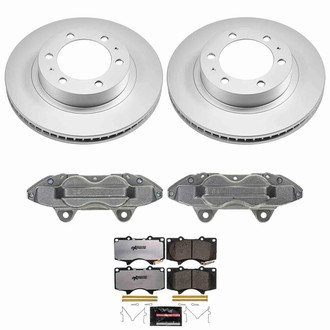 PowerStop® - Z36 Extreme Plain Front Brake Kit with Calipers