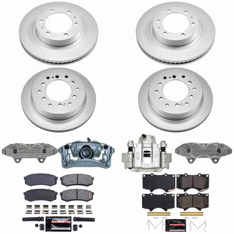 PowerStop® - Z23 Evolution Sport Plain Front and Rear Brake Kit with Calipers