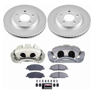 PowerStop® - Z23 Evolution Sport Plain Front Brake Kit with Calipers