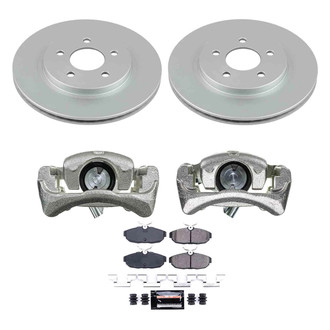 PowerStop® - Z23 Evolution Sport Plain Rear Brake Kit with Calipers