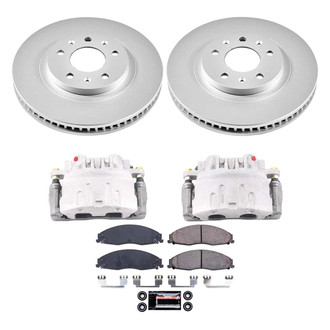 PowerStop® - Z23 Evolution Sport Plain Front Brake Kit with Calipers