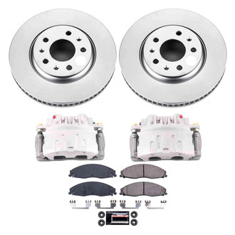 PowerStop® - Z23 Evolution Sport Plain Front Brake Kit with Calipers
