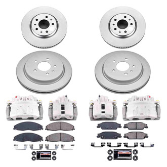 PowerStop® - Z23 Evolution Sport Plain Front and Rear Brake Kit with Calipers