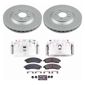 PowerStop® - Z23 Evolution Sport Plain Front Brake Kit with Calipers