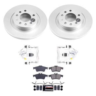PowerStop® - Z23 Evolution Sport Plain Rear Brake Kit with Calipers