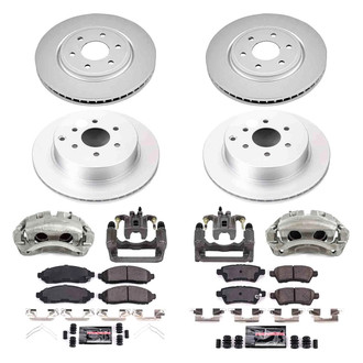PowerStop® - Z23 Evolution Sport Plain Front and Rear Brake Kit with Calipers