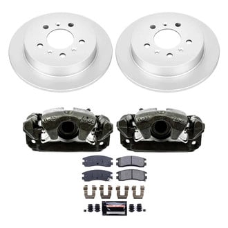 PowerStop® - Z23 Evolution Sport Plain Rear Brake Kit with Calipers