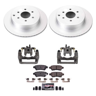PowerStop® - Z23 Evolution Sport Plain Rear Brake Kit with Calipers