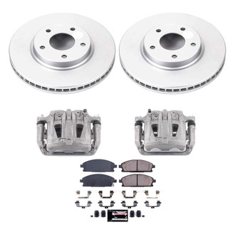 PowerStop® - Z23 Evolution Sport Plain Front Brake Kit with Calipers