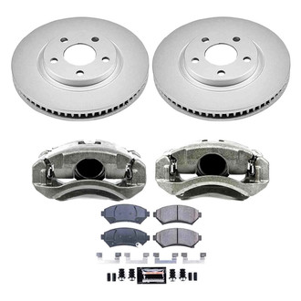 PowerStop® - Z23 Evolution Sport Plain Front Brake Kit with Calipers