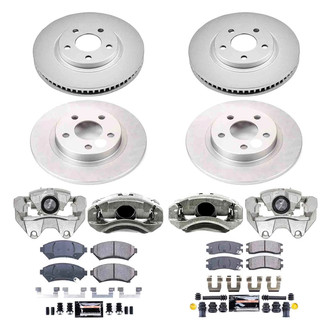 PowerStop® - Z23 Evolution Sport Plain Front and Rear Brake Kit with Calipers