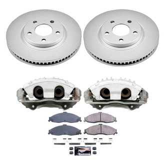 PowerStop® - Z23 Evolution Sport Plain Front Brake Kit with Calipers