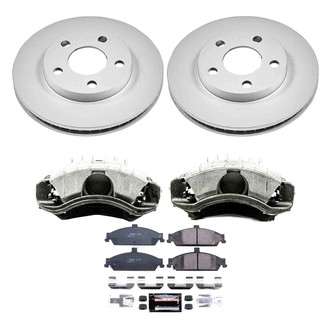 PowerStop® - Z23 Evolution Sport Plain Front Brake Kit with Calipers