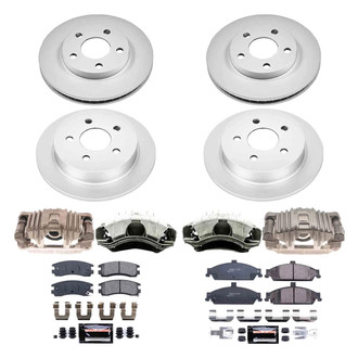 PowerStop® - Z23 Evolution Sport Plain Brake Kit with Calipers
