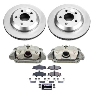 PowerStop® - Z23 Evolution Sport Plain Rear Brake Kit with Calipers