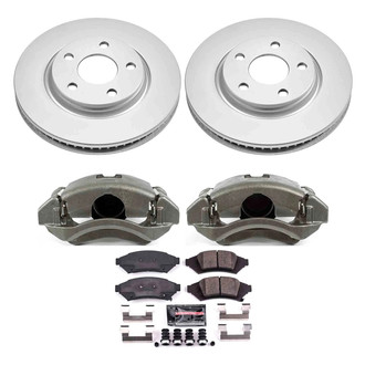 PowerStop® - Z23 Evolution Sport Plain Front Brake Kit with Calipers