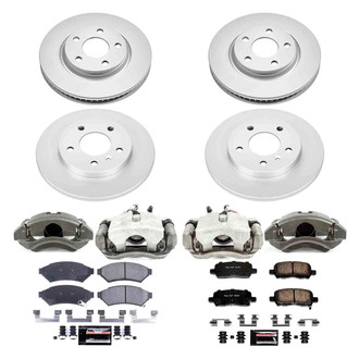 PowerStop® - Z23 Evolution Sport Plain Front and Rear Brake Kit with Calipers