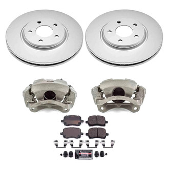 PowerStop® - Z23 Evolution Sport Plain Front Brake Kit with Calipers