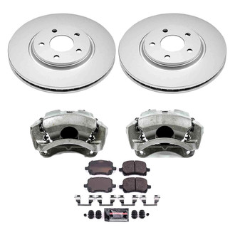 PowerStop® - Z23 Evolution Sport Plain Front Brake Kit with Calipers