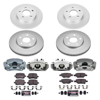 PowerStop® - Z23 Evolution Sport Plain Front and Rear Brake Kit with Calipers
