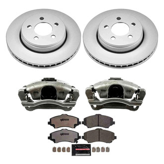 PowerStop® - Z36 Extreme Plain Front Brake Kit with Calipers