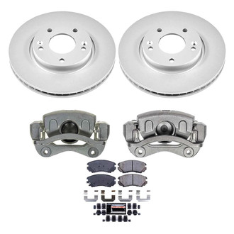 PowerStop® - Z23 Evolution Sport Plain Front Brake Kit with Calipers
