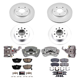 PowerStop® - Z23 Evolution Sport Plain Front and Rear Brake Kit with Calipers